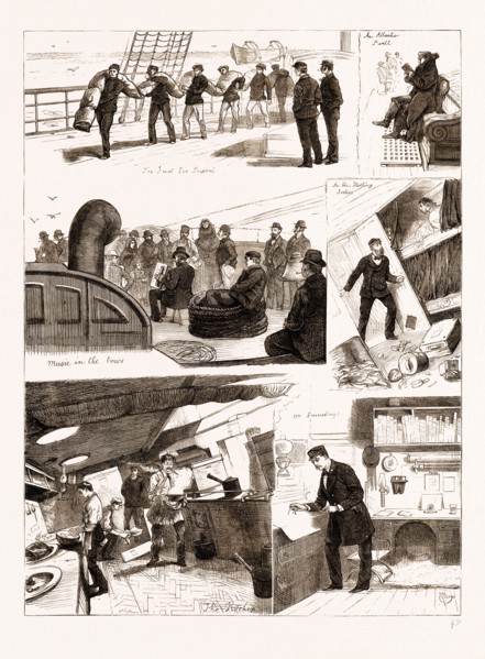 THE AMERICAN CENTENNIAL EXHIBITION: NOTES ON THE WAY TO PHILADELPHIA, 1876; AN ATLANTIC SWELL,