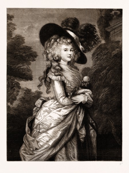 GEORGIANA, DUCHESS OF DEVONSHIRE: THE GAINSBOROUGH PORTRAIT, 1876