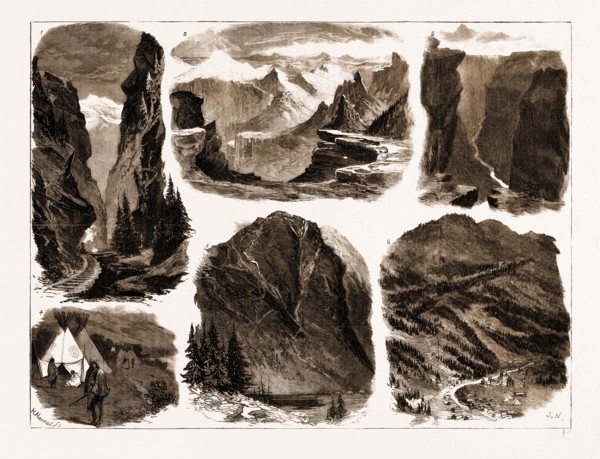 VIEWS ON THE DENVER AND RIO GRANDE RAILWAY, UNITED STATES, UNITED STATES OF AMERICA, USA, US, U.S.,