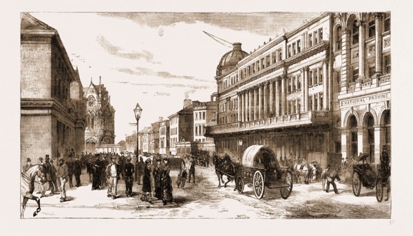 UPPER HIGH STREET, SUNDERLAND, UK, 1883