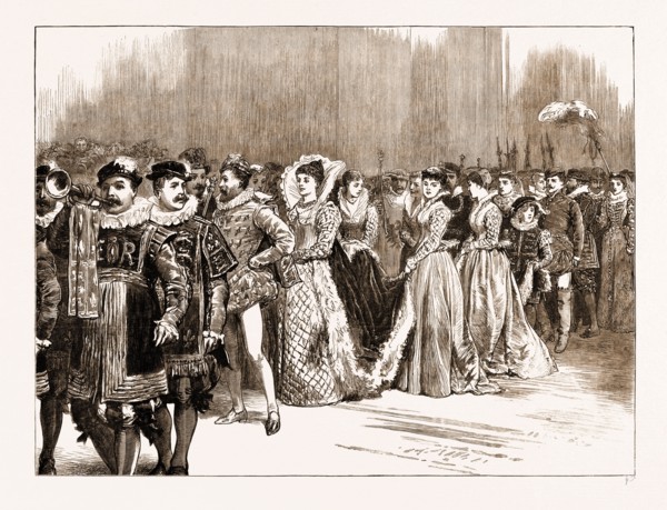 THE SILVER WEDDING OF THE IMPERIAL PRINCE AND PRINCESS OF GERMANY, 1883: THE OLD ENGLISH