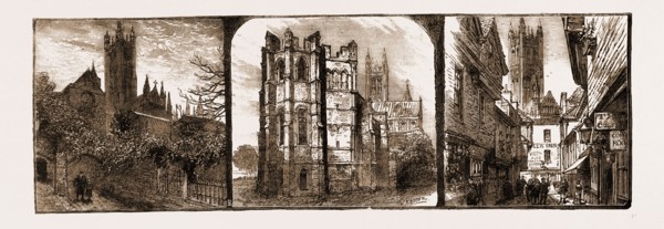 CANTERBURY, UK, 1883: THE DARK ENTRY, BECKET'S CROWN, BUTCHERY LANE