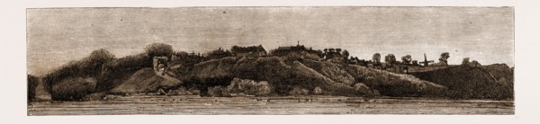 WINCHELSEA FROM THE MARSHES, UK, 1883
