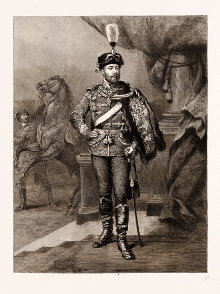 THE GERMAN AUTUMN MANOEUVRES, H.R.H. THE PRINCE OF WALES AS HONORARY COLONEL OF THE BLÃúCHER (FIFTH