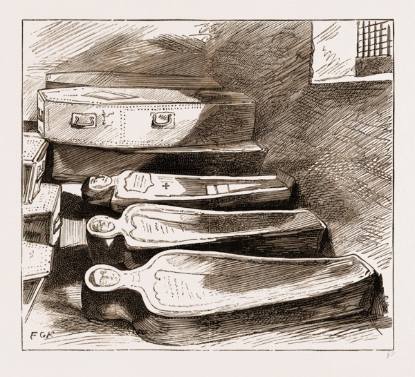 THE REMOVAL OF THE REMAINS OF DR. WILLIAM HARVEY, THE DISCOVERER OF THE CIRCULATION OF THE BLOOD,