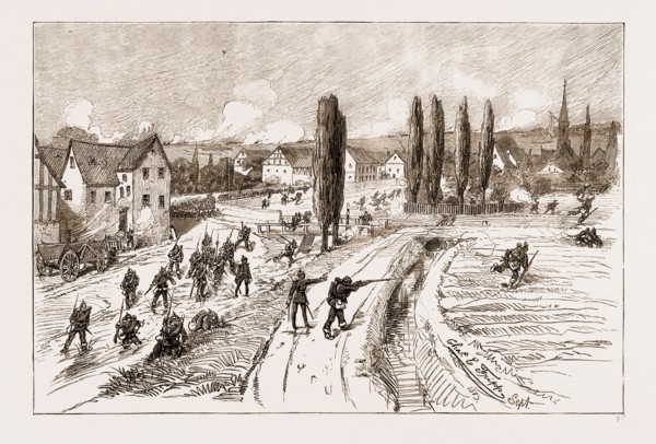 WITH THE ELEVENTH ARMY CORPS, NEAR HOMBURG: THE CAPTURE OF ESCHENBACH, GERMANY, 1883