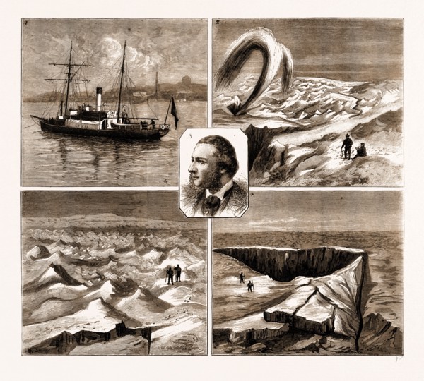 THE NORDENSKJOLD GREENLAND EXPEDITION, 1883: 1. The "Sophia," Nordenskjold's Exploring Vessel. 2.