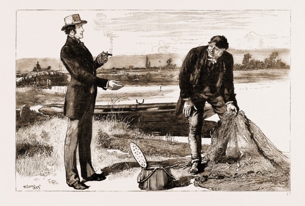 THIRLBY HALL, DRAWN BY WILLIAM SMALL, 1883; Bunce scrubbed his wet hand violently upon his trousers