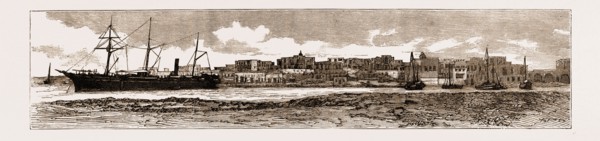 THE REBELLION IN THE SUDAN, 1883: SUAKIM, ON THE RED SEA, NEAR WHICH PLACE COMMANDER MONCRIEFF'S