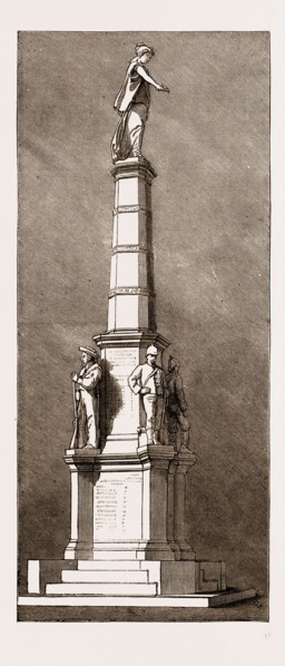 THE ZULU WAR MEMORIAL AT PIETERMARITZBURG, SOUTH AFRICA, 1883: THE MEMORIAL