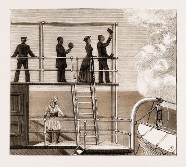THE VOYAGE OF THE DUKE AND DUCHESS OF CONNAUGHT TO INDIA ON BOARD THE P.&O. MAIL STEAMER "CATHAY",