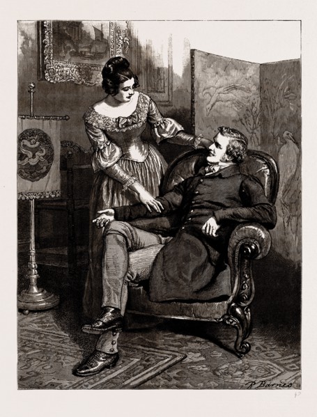 THE MAYOR OF CASTERBRIDGE, DRAWN BY ROBERT BARNES, WRITTEN BY THOMAS HARDY, 1886; "Well, Lucetta,