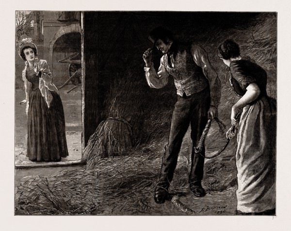 THE MAYOR OF CASTERBRIDGE, DRAWN BY ROBERT BARNES, WRITTEN BY THOMAS HARDY, 1886; "Henchard, with