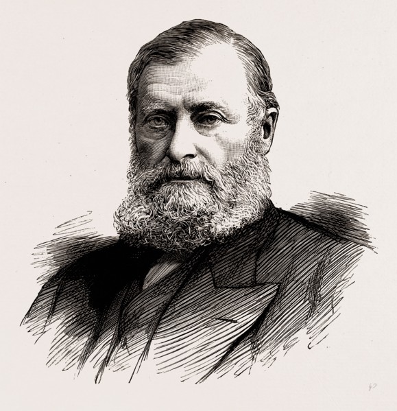 THE RIGHT HON. W.E. FORSTER, M.P. Born July 11, 1818. Died April 5, 1886