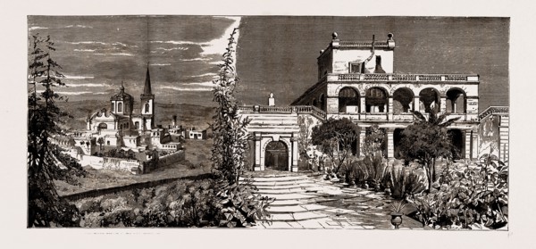 THE PALACE OF SAN ANTONIO, MALTA, THE HOME OF THE DUKE OF EDINBURGH, DURING HIS COMMAND OF THE