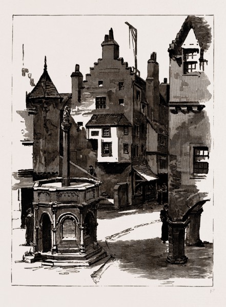 THE OPENING OF THE INTERNATIONAL EXHIBITION AT EDINBURGH BY PRINCE ALBERT VICTOR: THE MODEL OF THE