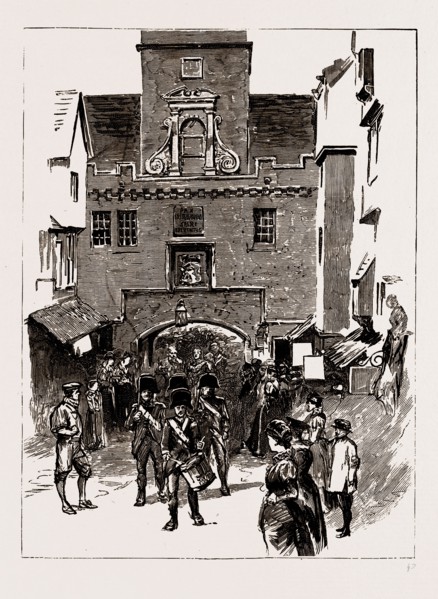 THE OPENING OF THE INTERNATIONAL EXHIBITION AT EDINBURGH BY PRINCE ALBERT VICTOR, UK, 1886: THE