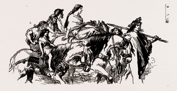 ILLUSTRATIONS FROM THE CATALOGUE OF THE ROYAL SOCIETY OF PAINTERS IN WATER COLOURS, 1886: THE FIRST