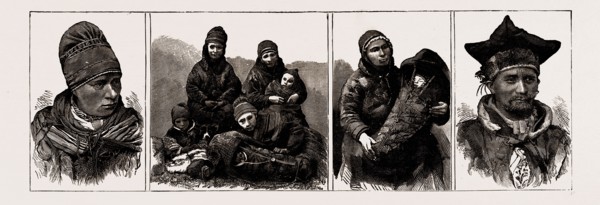 LAPPS AT TROMSODALEN, NORWAY, 1886