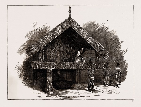 AUSTRALIAN AND NEW ZEALAND EXHIBITS AT THE COLONIAL AND INDIAN EXHIBITION, 1886: A PATAKA, OR MAORI