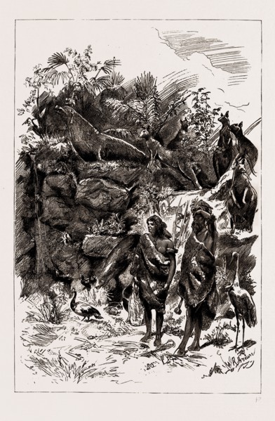 THE COLONIAL AND INDIAN EXHIBITION, 1886: THE FOREST SCENE, VICTORIAN COURT
