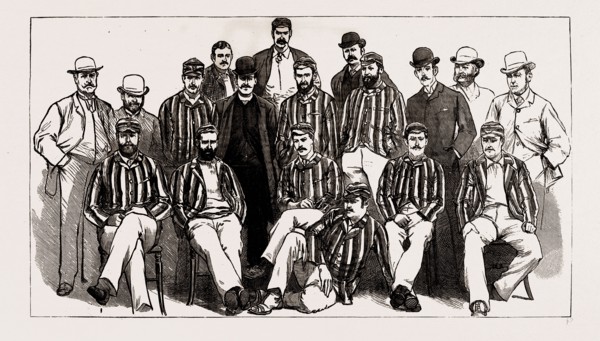 THE AUSTRALIAN CRICKET TEAM NOW VISITING ENGLAND: H.J.H. Scott (Captain); A.H. Jarvis; S.P. Jones;