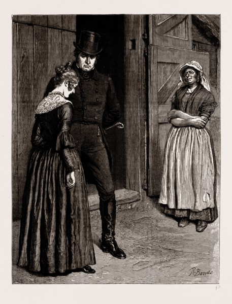 THE MAYOR OF CASTERBRIDGE, DRAWN BY ROBERT BARNES, WRITTEN BY THOMAS HARDY, 1886; "Did you do it,