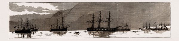 THE STRAINED RELATIONS BETWEEN TURKEY AND GREECE, THE COMBINED FLEETS OF THE GREAT POWERS IN SUDA