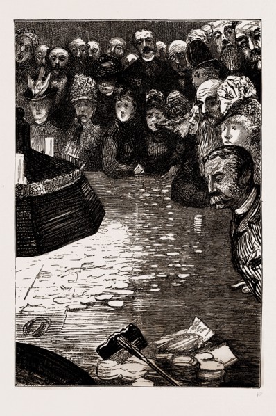 SUSPENSE AT THE CASINO, 1886