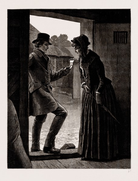 THE MAYOR OF CASTERBRIDGE, DRAWN BY ROBERT BARNES, WRITTEN BY THOMAS HARDY, 1886; "Then it's