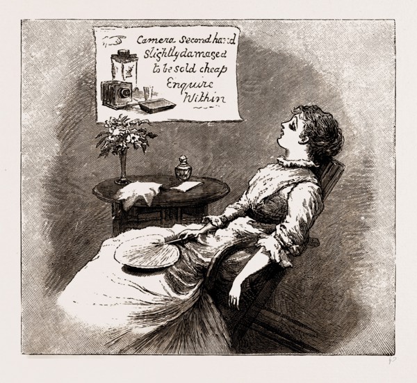 AMATEUR PHOTOGRAPHY BY A LADY, 1886: A BLANK