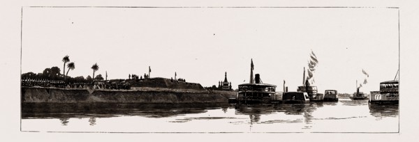 THE EXPEDITION TO UPPER BURMA: THE FORTS OF AVA, WHERE THEEBAW'S ARMY SURRENDERED TO THE BRITISH,