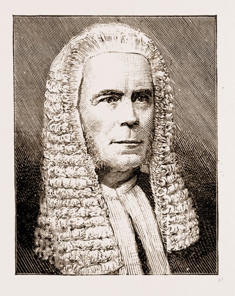 THE LATE LORD JUSTICE KAY Photo by the London Stereoscopic Company