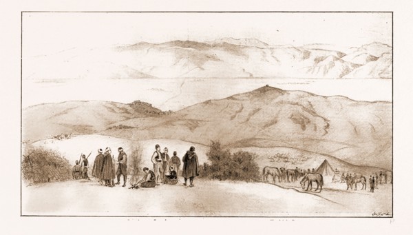 THE ARMISTICE BETWEEN TURKEY AND GREECE: POSITION OF THE ARMIES NEAR LAMIA, 1897: Turkish Camp,