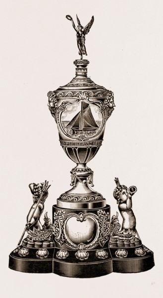 EASTBOURNE SOUTHDOWN REGATTA CUP, 1897: The handsome yachting trophy, subscribed for by the