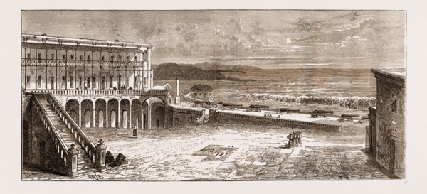 THE GRAVE OF " L. E. L." IN CAPE COAST CASTLE, THE ASHANTEE WAR 1873. Anglo-Ashanti Wars between