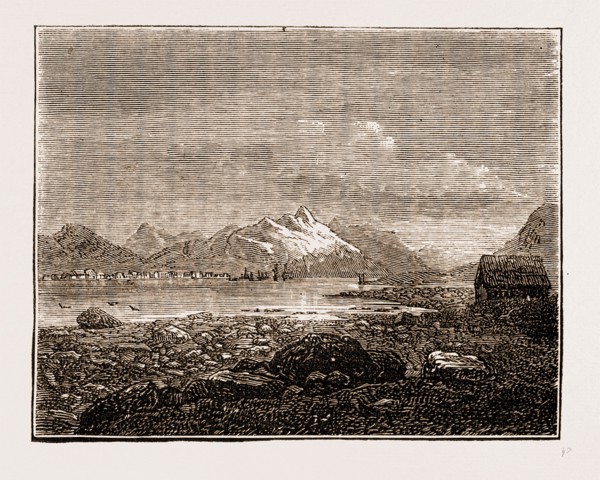 TROMSOE, Norway engraving 1873