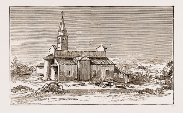 THE CHURCH OF CONEGLIANO, WHERE 34 PERSONS WERE KILLED AND 25 WERE WOUNDED, Earthquake in Italy