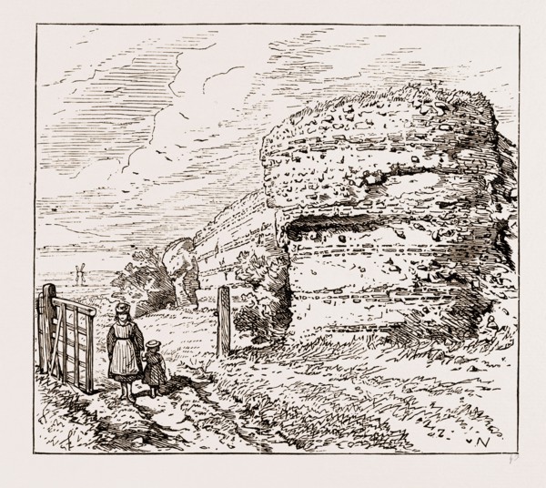 BURGH CASTLE, SOCIAL SCIENCE CONGRESS AT NORWICH UK 1873