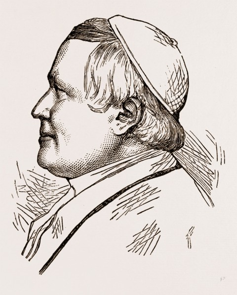 THE POPE, ENGRAVING 1873