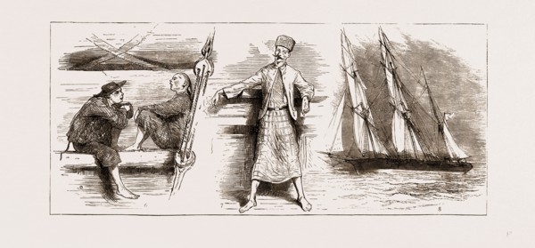 REORGANISING THE CHINESE NAVY, ON BOARD THE TRAINING SHIP "KEIN-WEI", 1875: 6. Some of the Crew. 7.