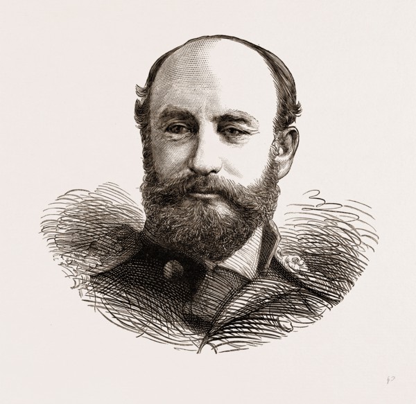 CAPTAIN G.S. NARES, COMMANDER OF THE ARCTIC EXPEDITION, 1875