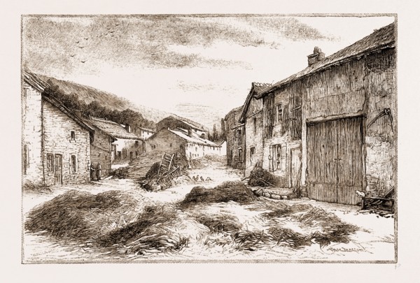 A VILLAGE IN THE ARDENNES, 1881