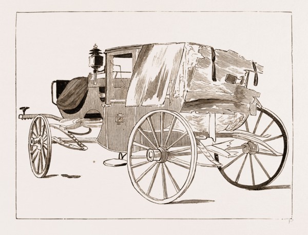 THE ASSASSINATION OF CZAR ALEXANDER II. OF RUSSIA, 1881: THE LATE CZAR'S CARRIAGE AFTER THE