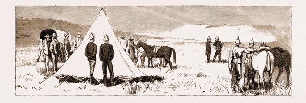 THE RECENT RISING IN THE TRANSVAAL, SOUTH AFRICA, 1881: THE PEACE NEGOTIATIONS, MEETING OF GENERAL