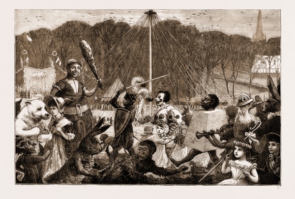 MAY DAY FETE AT WORSLEY, MANCHESTER, UK, 1881