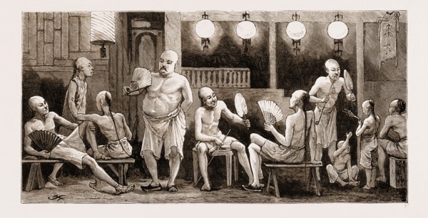 A SUMMER NIGHT IN SHANGHAI, CHINA, 1881