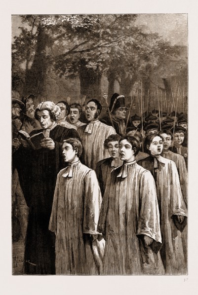 ROGATION DAY IN THE OLDEN TIMES: BEATING THE BOUNDS, 1881