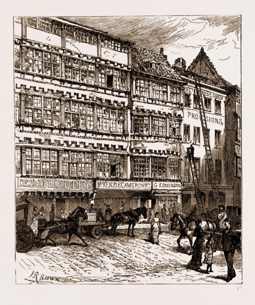 THE HOUSE OF AUBONE SURTEES, FATHER OF LADY ELDON, NEWCASTLE, UK, 1881