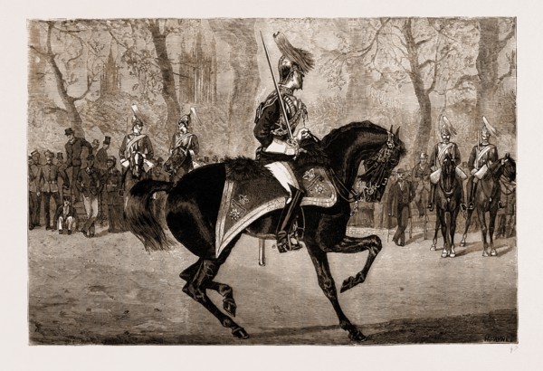 "DRAWING ROOM DAY" A SKETCH IN ST. JAMES'S PARK, LONDON, UK, 1881